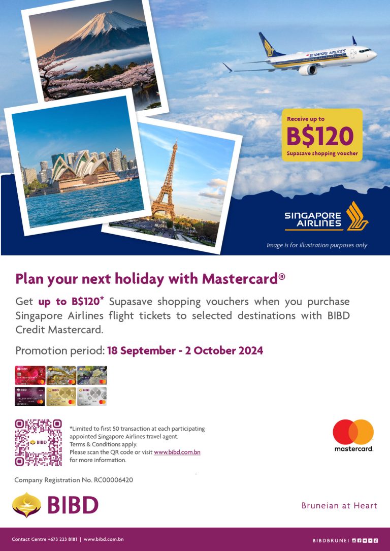 Singapore Airlines Promotion BIBD